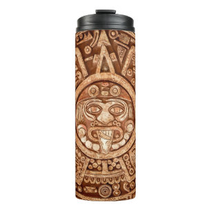 Termo Ornamento pagano de una textura maya de una tribu