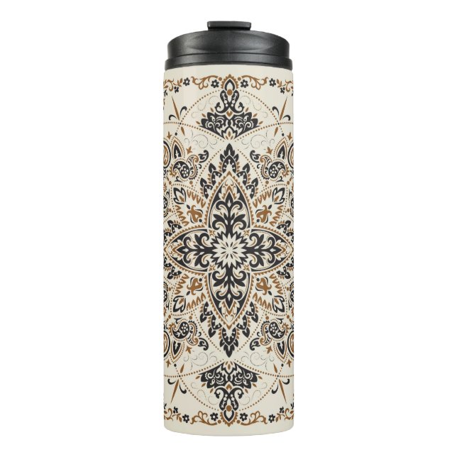 Termo ornamento vintage paisley Bandana Imprimir, cuello (Anverso)