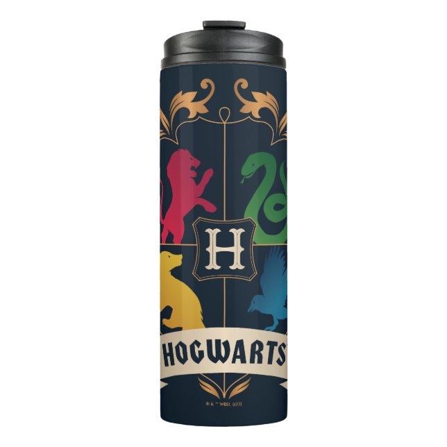 Termo Ornate HOGWARTS™ House Escudo (Anverso)