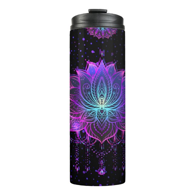 Termo Ornate Lotus Flower Seamless Symbol (Anverso)