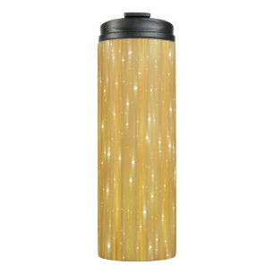 Termo Oro abstracto brillante con purpurina