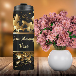 Termo Oro elegante personalizado