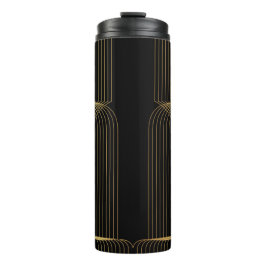 Termo Oro, negro, elegante, fresco, único y moderno arte