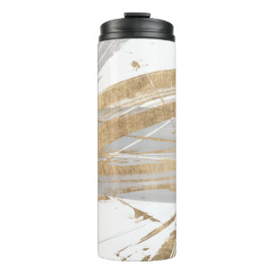 Termo Oro y gris