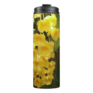 Termo Orquídeas Amarillas colgando flores tropicales