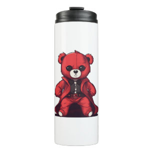 Termo Osito de peluche rojo lindo