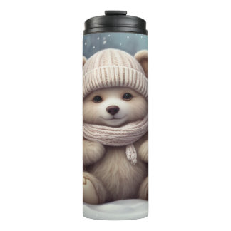 Termo Oso Cachorro de Invierno Acogedor