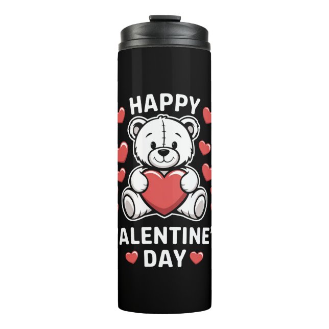 Termo Oso del Día de San Valentín vday  (Anverso)