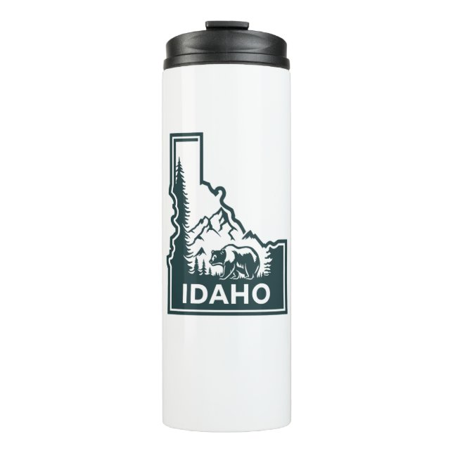 Termo Oso del mapa de Idaho (Anverso)