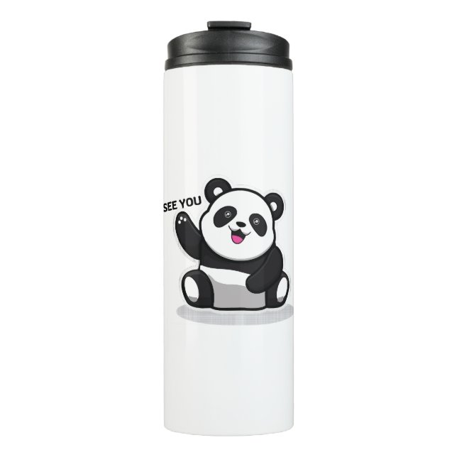 Termo oso panda pequeño y lindo (Anverso)