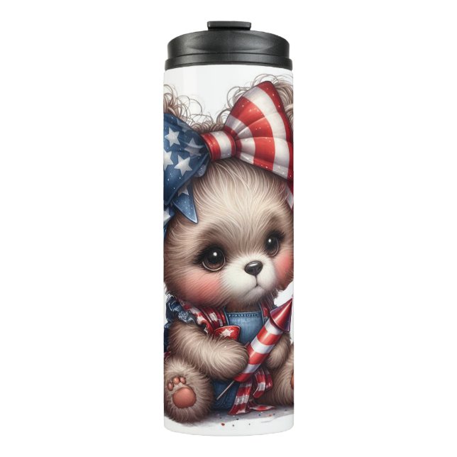 Termo Oso patriótico (Anverso)