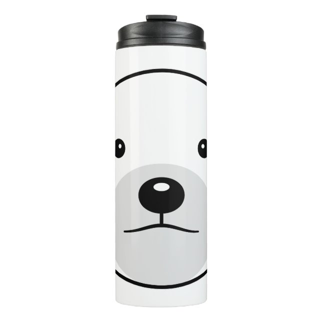 Termo Oso polar Personalizado lindo (Anverso)