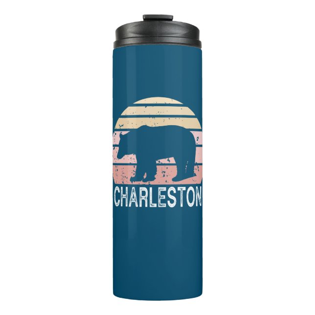 Termo Oso Retro de Charleston West Virginia (Anverso)
