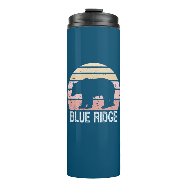 Termo Oso Retro De Ridge Azul (Anverso)