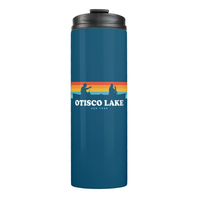 Termo Otisco Lake New York Canoe (Anverso)