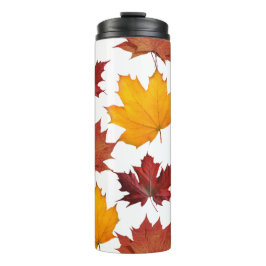 Termo Otoño Hojas de arce de otoño
