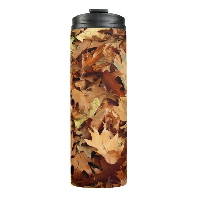 Termo otoño, hojas secas (Anverso)