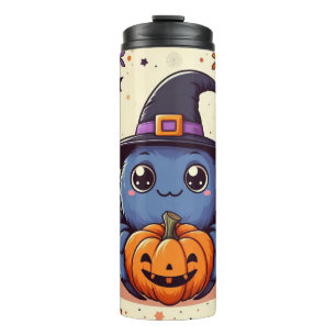 Termo Otoño/otoño/araña/bruja/halloween