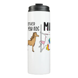 Termo Otro regalo de cumpleaños de 80 años de unicornio 