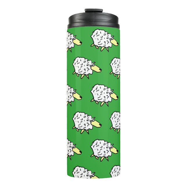 Termo Oveja divertida en un estilo Personalizado (Anverso)