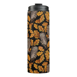 Termo Ovejas de otoño en negro