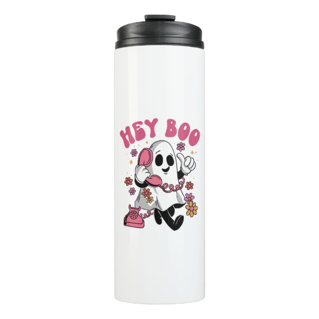 Termo Oye Boo - Fantasma Groovy de Halloween  (Anverso)