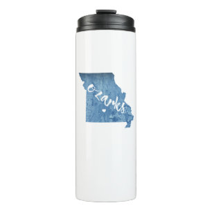 Termo Ozarks, grano de madera de Missouri