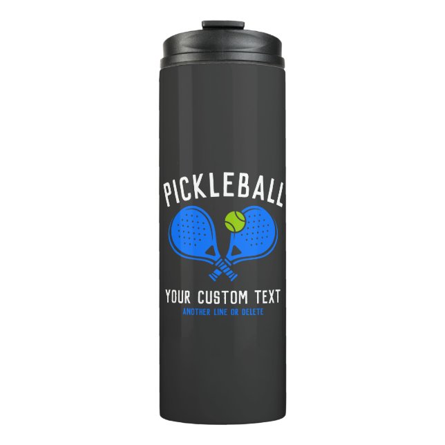 Termo Paddle & Ball del equipo de personalizado Pickleba (Anverso)