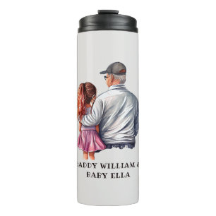 Termo Padre e hija personalizados