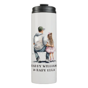 Termo Padre e hija personalizados (3)