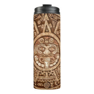 Termo Pagan tribal maya: Textura ornamental