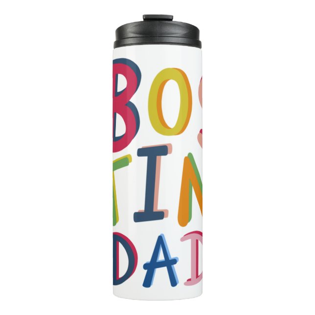 Termo País negro de Bostin Dad personalizado (Anverso)