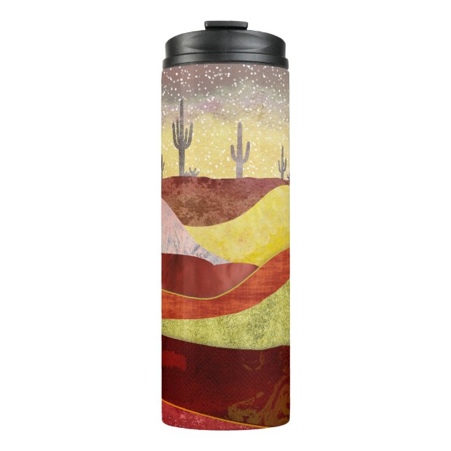 Termo Paisaje de cactus del desierto (Anverso)
