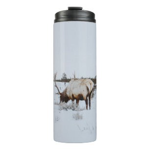 TERMO PAISAJE DE INVIERNO CON CERVEZA