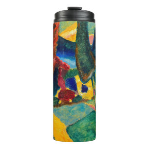 Termo Paisaje de Kandinsky con dos álamos
