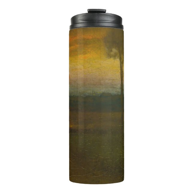 Termo Paisaje nocturno de George Inness (1889) (Anverso)