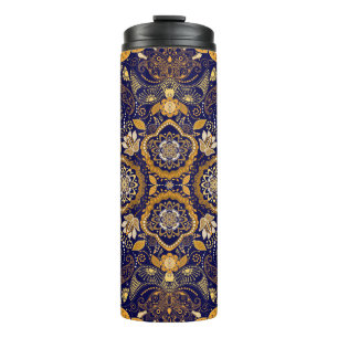 Termo Paisley Elegance: Patrón de diseño textil