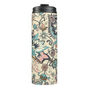 Termo Paisley Oriental: Elegancia Textil Estilizada.