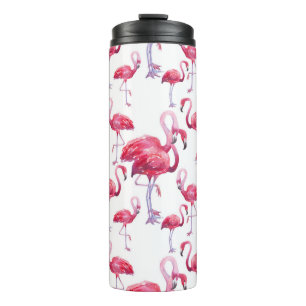 Termo Pájaro acuático Flamingo Exótico