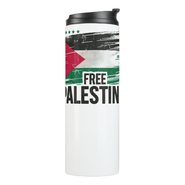 Termo Palestina Libre con Palestina (Rotado hacia la izquierda)