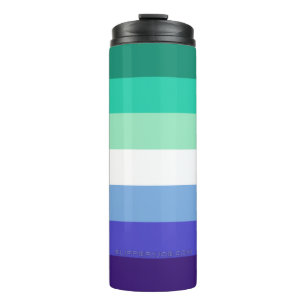 Termo Paleta de la bandera de hombres gays trans-inclusi