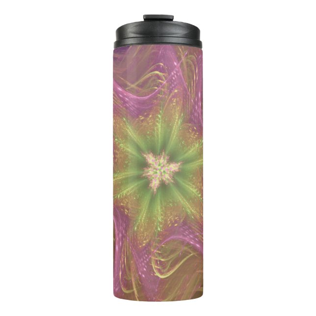 Termo Paleta morada de luz fractal de Tumbler térmico (Anverso)