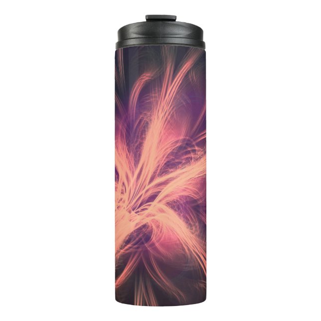 Termo Paleta morada de luz fractal de Tumbler térmico (Anverso)