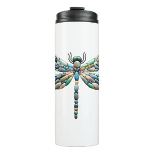 Termo Paleta oceánica Pebble Art Dragonfly