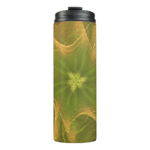 Termo Paleta verde de luz fractal del Tumbler térmico