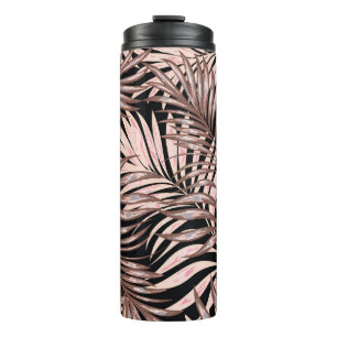 Termo Palm Tropical: Patrón floral de la jungla.