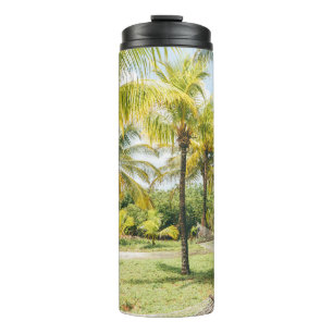 Termo Palmera por la mañana