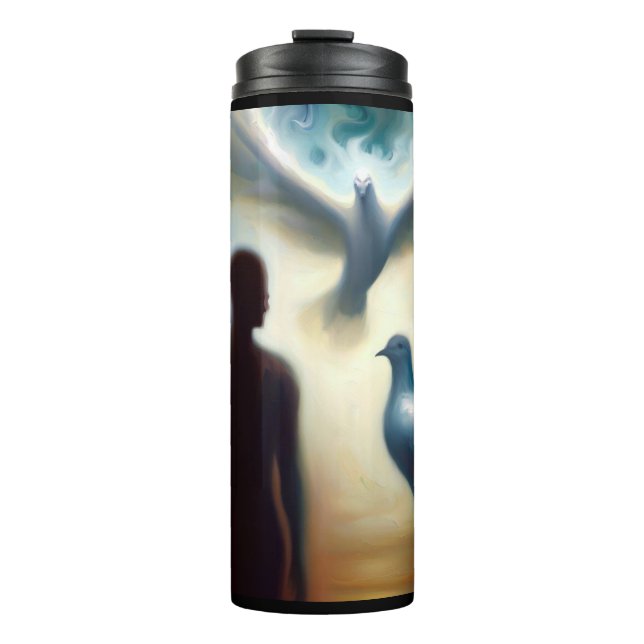 Termo Paloma animal espiritual 2 (Anverso)