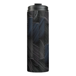 Termo Palos azules y verdes sobre recipientes de plástic