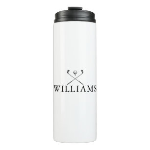 Termo Palos de Golf Personalizados Nombre 